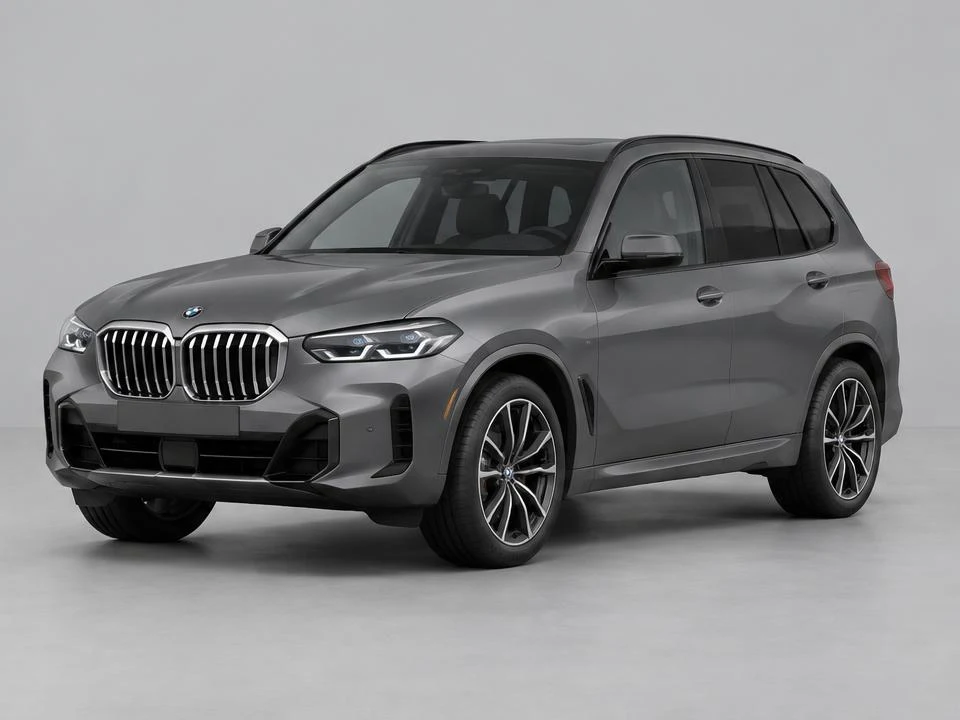 Generated illustration of a Gray 2024 BMW X5; not a photograph of the actual vehicle for sale