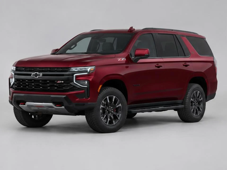 Generated illustration of a Maroon 2022 Chevrolet Tahoe; not a photograph of the actual vehicle for sale