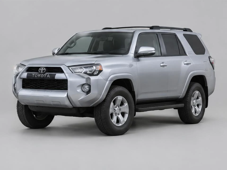Generated illustration of a Silver 2024 Toyota 4Runner; not a photograph of the actual vehicle for sale